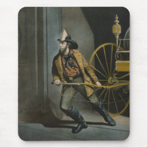 The American Fireman: Always Ready Mouse Pad