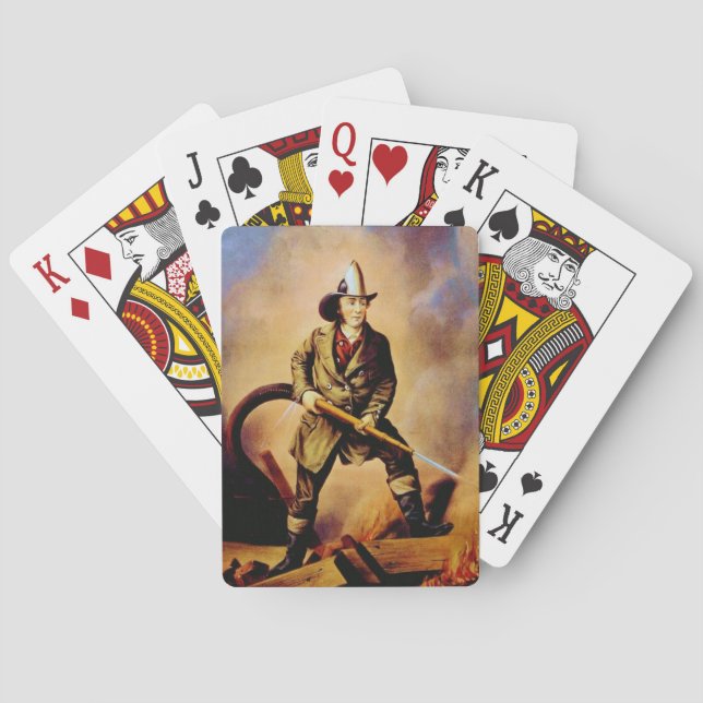 The American Fireman Style 1 Poker Cards (Back)