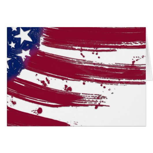THE American Flag Cards (Front Horizontal)