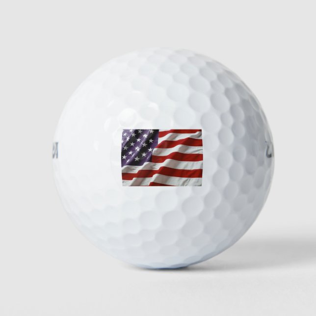 The American Flag - Old Glory Golf Balls (Front)