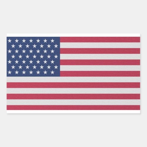 The American Flag Original Classic Collection Rectangular Sticker