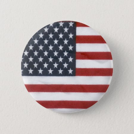 The American Flag Pinback Button