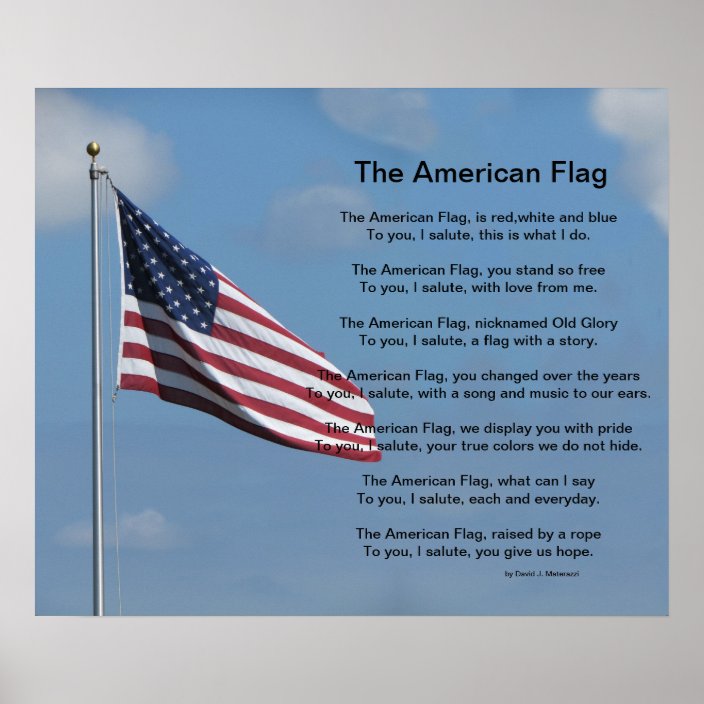 What Is A Poem About The American Flag