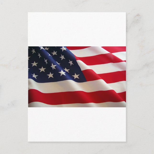 The American Flag Postcard (Front)