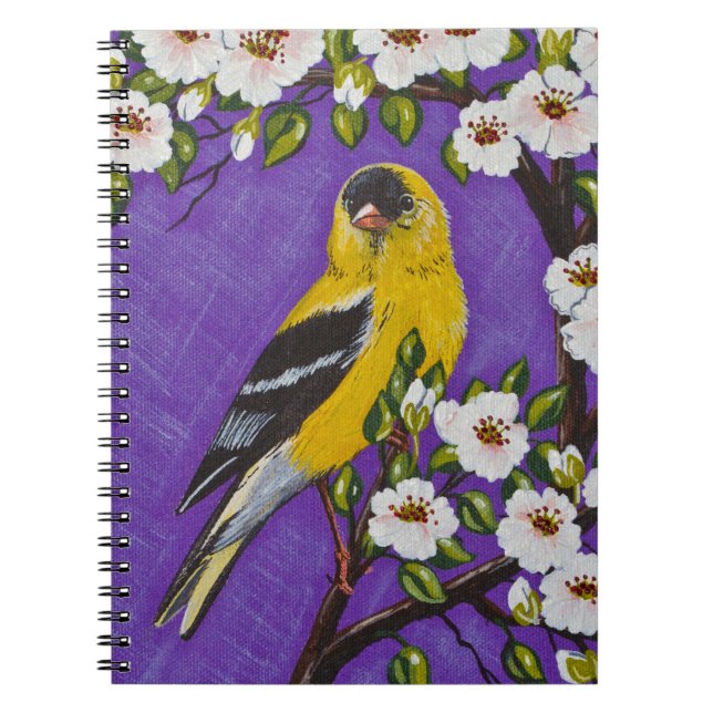 The American Goldfinch Notebook (Front)