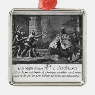 The American Independence Metal Ornament
