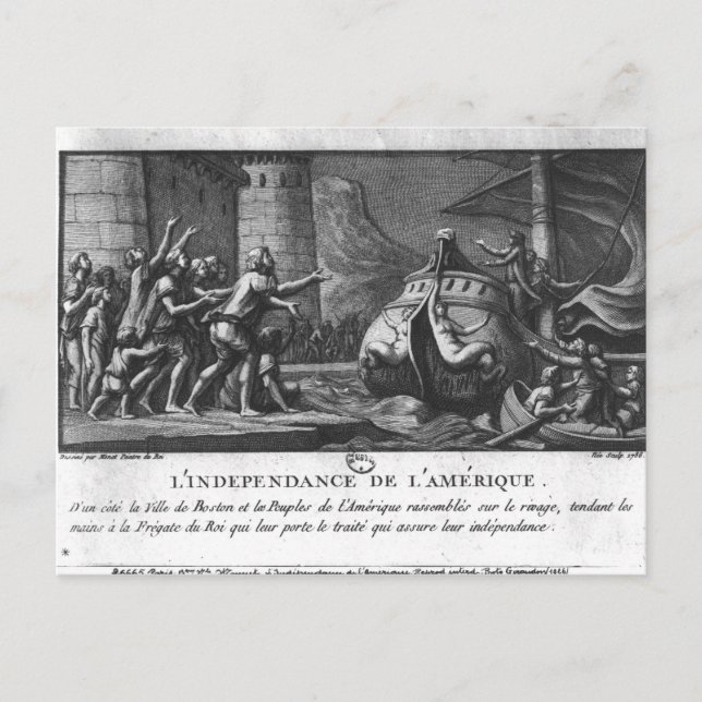 The American Independence Postcard (Front)