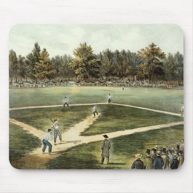 The American National Game of Baseball Mouse Pad (Front)