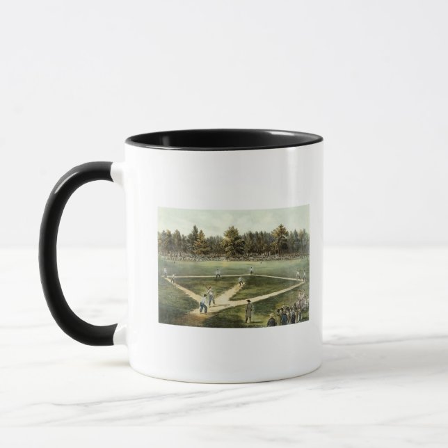 The American National Game of Baseball Mug (Left)