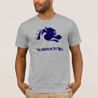 The American Pit Bull - Blue T-Shirt