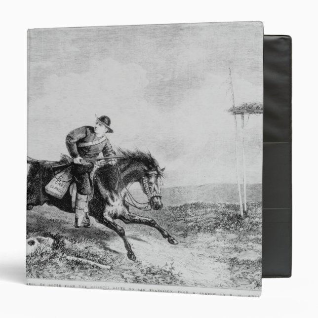 The American Pony Express 3 Ring Binder (Front/Inside)