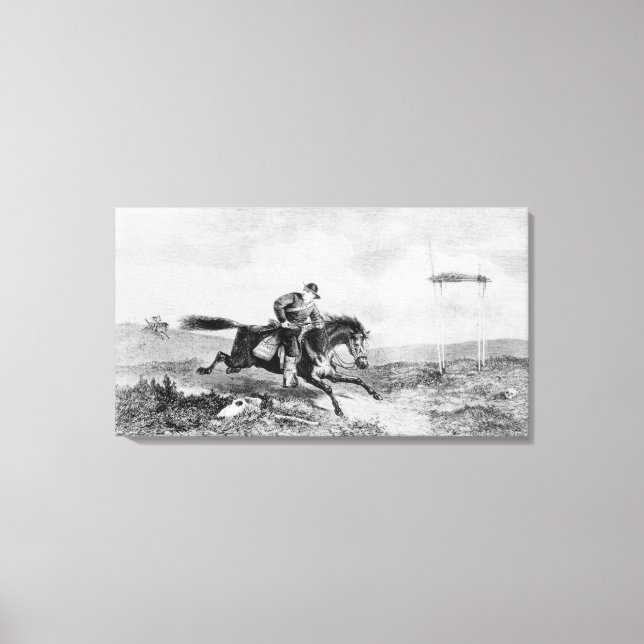 The American Pony Express Canvas Print (Front)