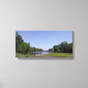The American River in Sacramento,CA Canvas Print