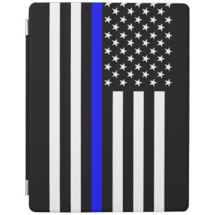 The American Thin Blue Line Symbol iPad Smart Cover