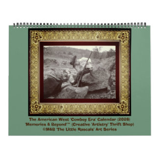 The American West 'Cowboy Era' (2026) Calendar