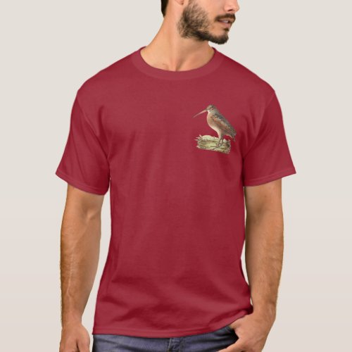 The American Woodcock Rusticola minor NY Bird T_Shirt