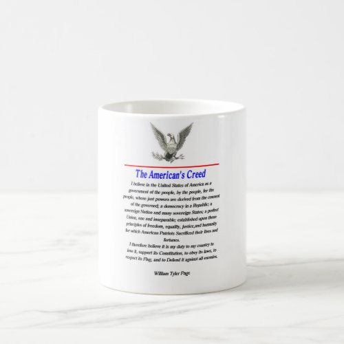 The Americans Creed Coffee Mug