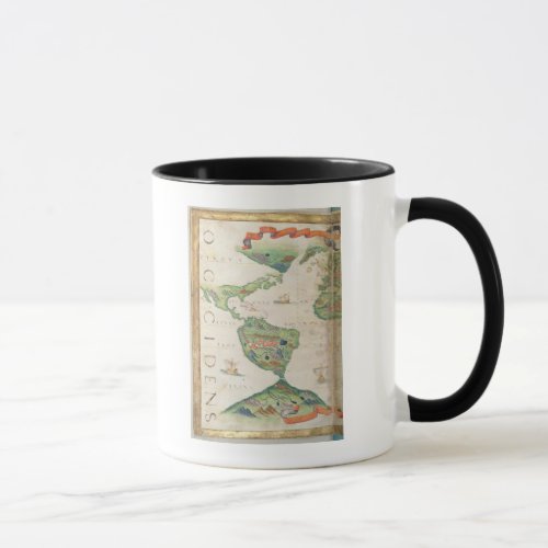 The Americas detail from world atlas 1565 Mug