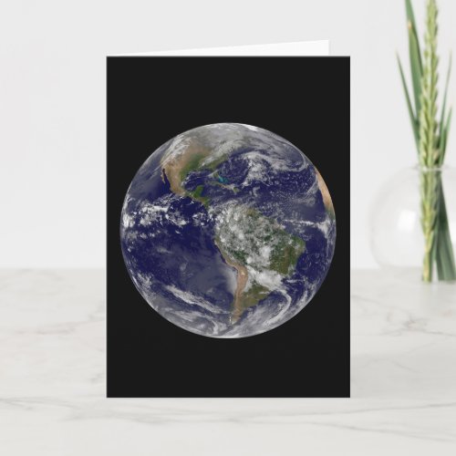 The Americas On Earth Day Card