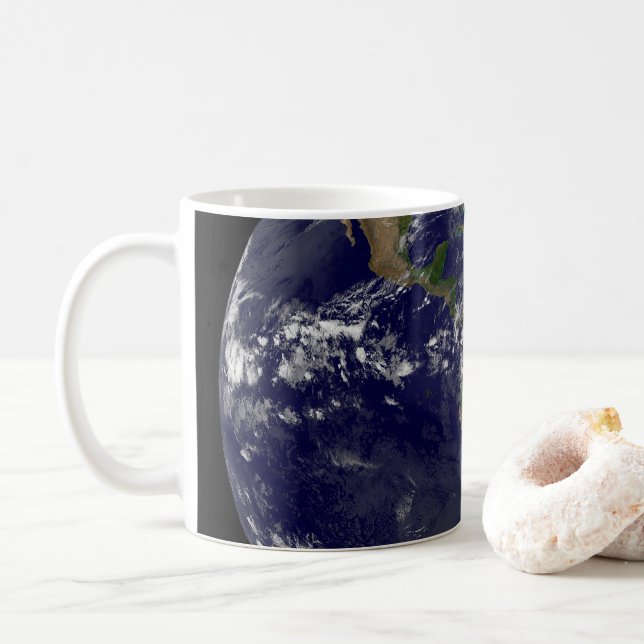 The Americas On Earth Day. Coffee Mug (With Donut)