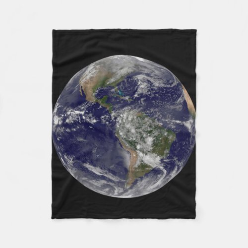 The Americas On Earth Day Fleece Blanket