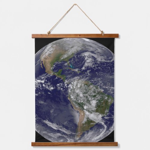The Americas On Earth Day Hanging Tapestry