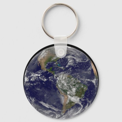 The Americas On Earth Day Keychain