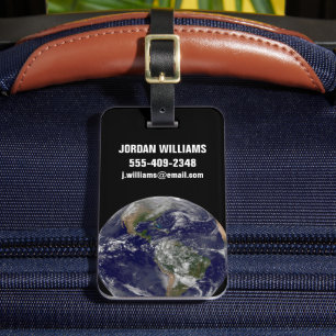 The Americas On Earth Day. Luggage Tag