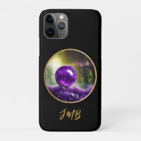 The Amethyst Orb Fantasy Monogram  iPhone 11 Pro Case