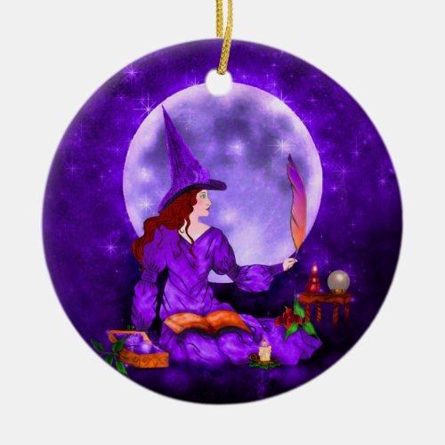 The Amethyst Witch Mabon Ornament