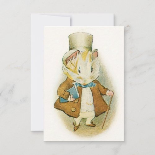 The Amiable Guinea Pig by Beatrix Potter Thank You Card