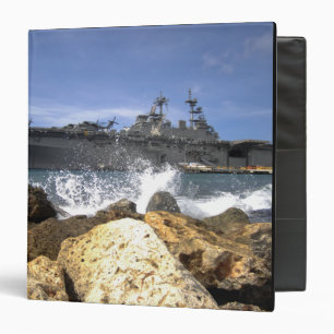 The amphibious assault ship USS Kearsarge Binder