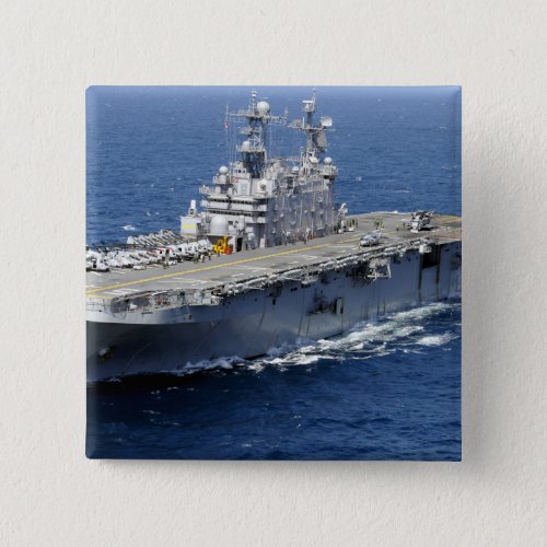 The amphibious assault ship USS Peleliu Button