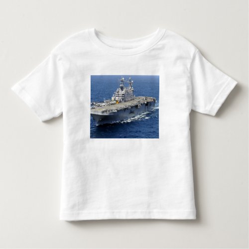 The amphibious assault ship USS Peleliu Toddler T_shirt
