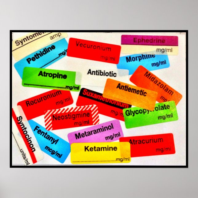 THE ANAESTHETIC POSTER (Front)