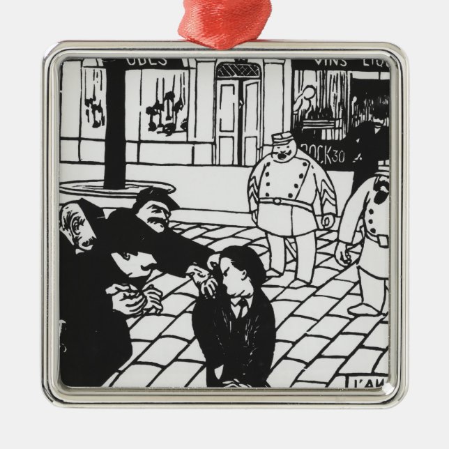 The Anarchist, 1892 Metal Ornament (Front)