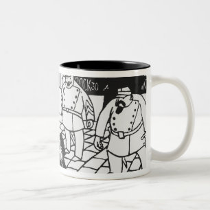The Anarchist, 1892 Two-Tone Coffee Mug