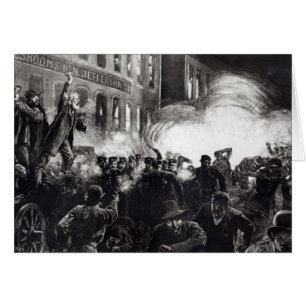 The Anarchist Riot in Chicago Cards