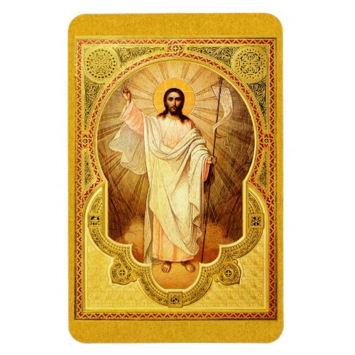 The Anastasis _ Christ is risen Icon Magnet