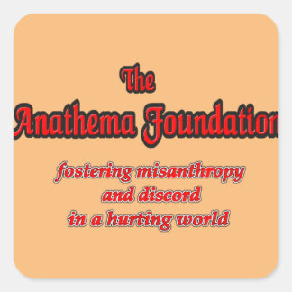 the anathema foundation square sticker