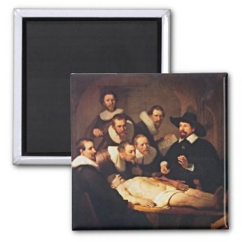 The Anatomy Lecture By Rembrandt Magnet by FaerieRita at Zazzle