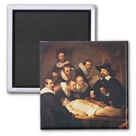 The Anatomy Lecture By Rembrandt Magnet