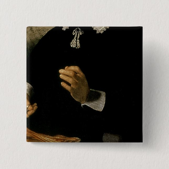 The Anatomy Lesson of Dr. Nicolaes Tulp, 1632 Button (Front)