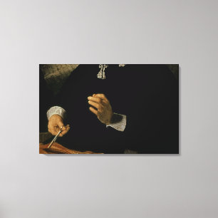 The Anatomy Lesson of Dr. Nicolaes Tulp, 1632 Canvas Print