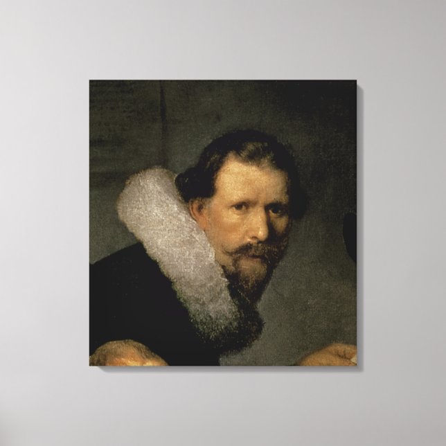 The Anatomy Lesson of Dr. Nicolaes Tulp, 1632 Canvas Print (Front)