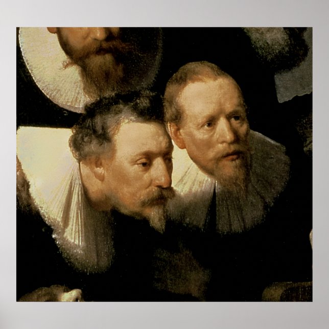 The Anatomy Lesson of Dr. Nicolaes Tulp, 1632 Poster (Front)