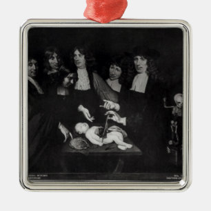 The Anatomy Lesson of Professor Frederik Metal Ornament