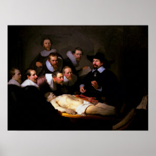 The ANATOMY LESSON - REMBRANDT - 1632 Poster