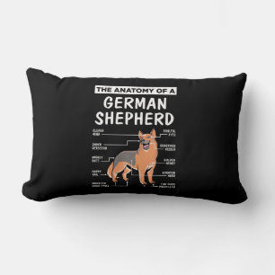 The Anatomy Of A German Shepherd Lumbar Pillow