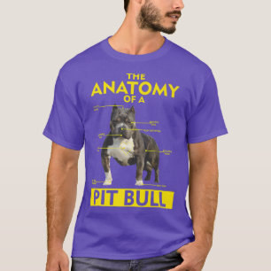 The Anatomy of A Pitbull Dog Lover, Funny Dog Owne T-Shirt
